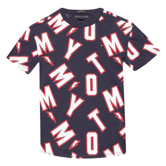 Boy's Tommy Hilfiger Infant All Over Print T-Shirt in Navy