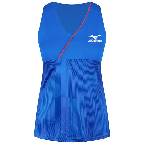 Mizuno Printed Womens Blue Tank Top - Image 1