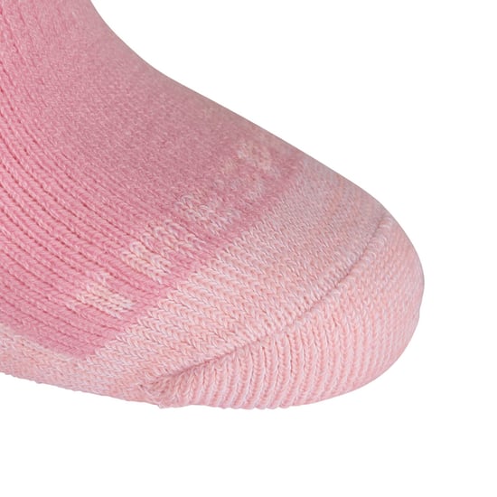 Trespass Childrens/Kids Convex Ski Socks (Pack of 2) (Candy Pink/Off White)