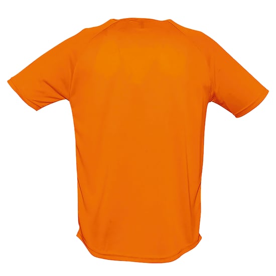 SOLS Heren Sportief T-Shirt met korte mouwen Performance (Neon Oranje) - Image 2