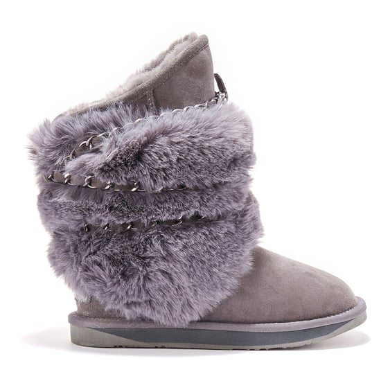 Atilla Short Gray Boots