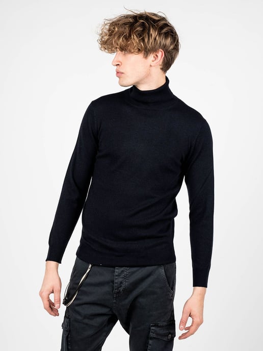 Xagon Man Pullover Turtleneck Men's Blue - Image 6