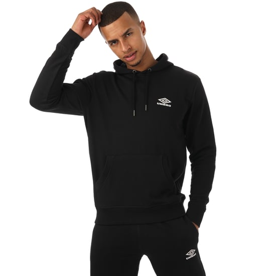 Men's Umbro Diamond Hoody in Black - Image 4
