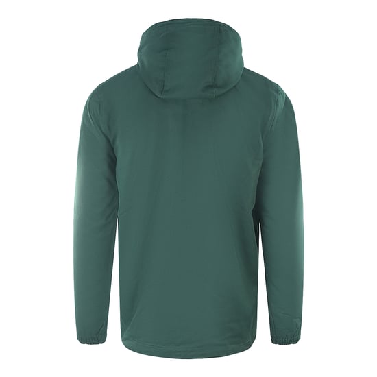 Lyle & Scott Hooded Curved Hem Green Jacket - Image 2