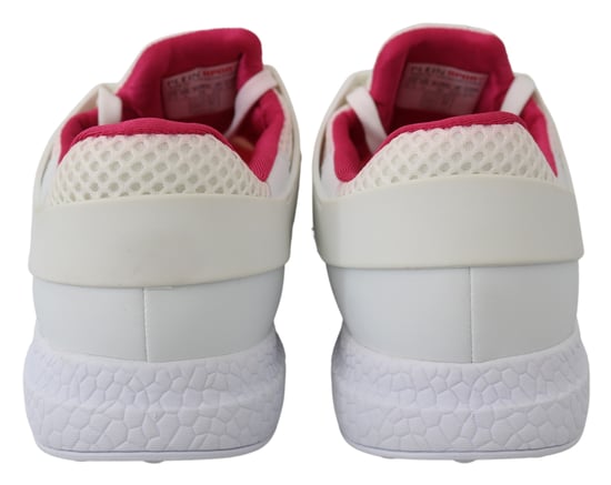 Plein Sport Women's White Polyester Runner Becky Sneakers Shoes