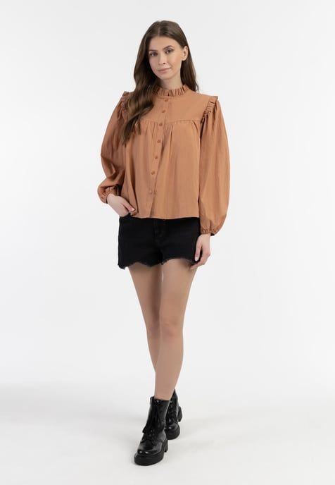 Dreimaster Blouse Dames lichte roest - Image 2