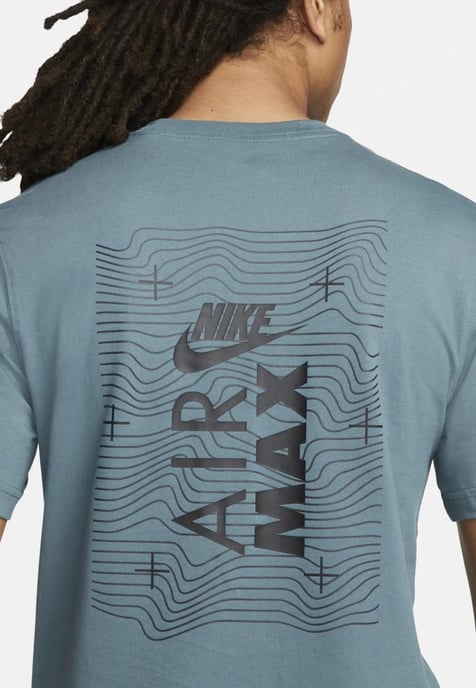 Nike Sportswear Air Max Mens T-Shirt in Storm Blue - Image 4