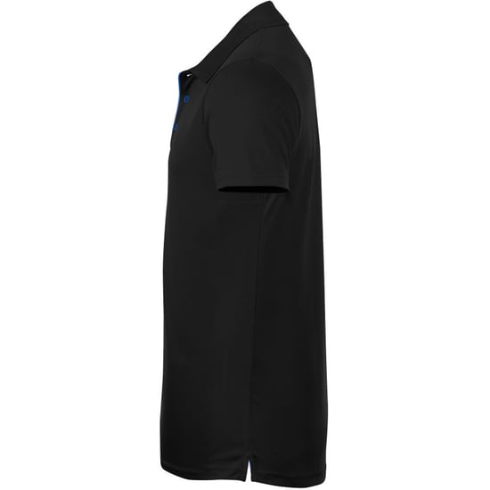 SOLS Heren Performer korte mouw Pique Polo Shirt (Zwart) - Image 3