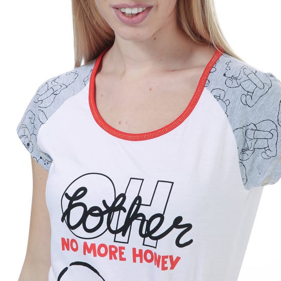 Women's Disney Winnie The Pooh Pyjamas White 20-22in White