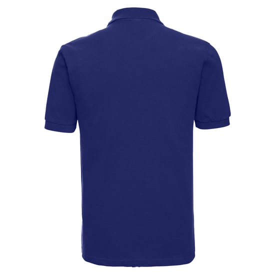 Russell Heren Klassiek Piqué Katoenen Polo Shirt (Helder Koningsblauw) - Image 2