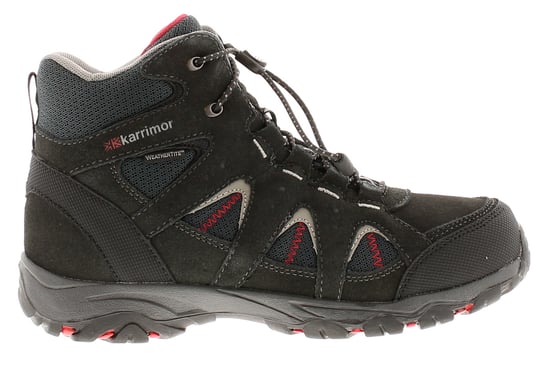 Karrimor Boys Walking Boots Shoes Bodmin mid kids 2 wt Lace Up black - Image 4