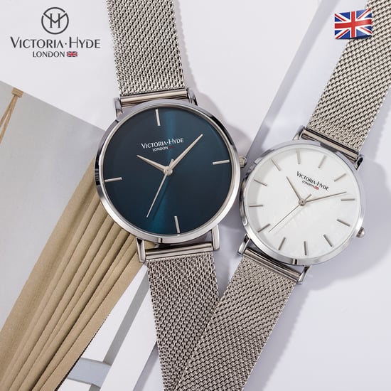VICTORIA HYDE Couple Watches Gift Set Silver - Image 6