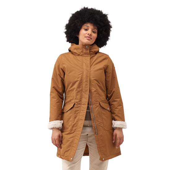 Regatta Womens/Ladies Romine Waterproof Parka (Rubber/Light Vanilla)