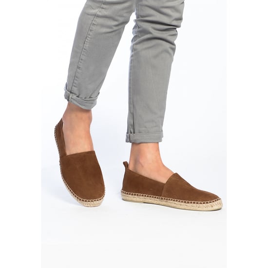 Men's Flat Espadrilles in Brown