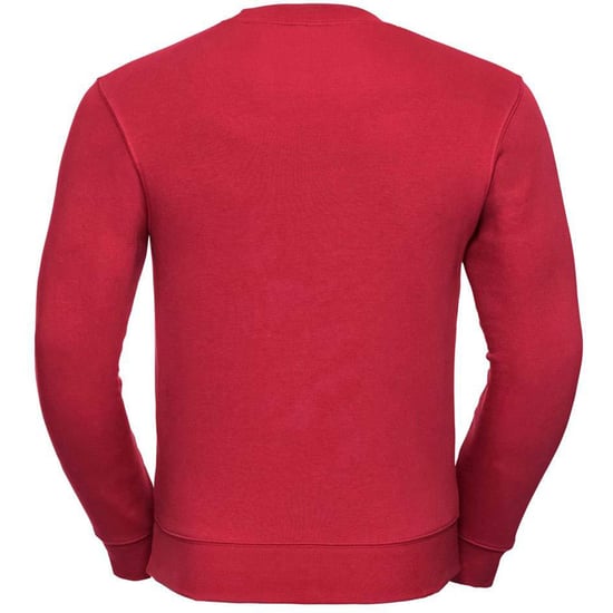 Russell Mens Authentic Sweatshirt (Slimmer Cut) (Classic Red) - Image 2
