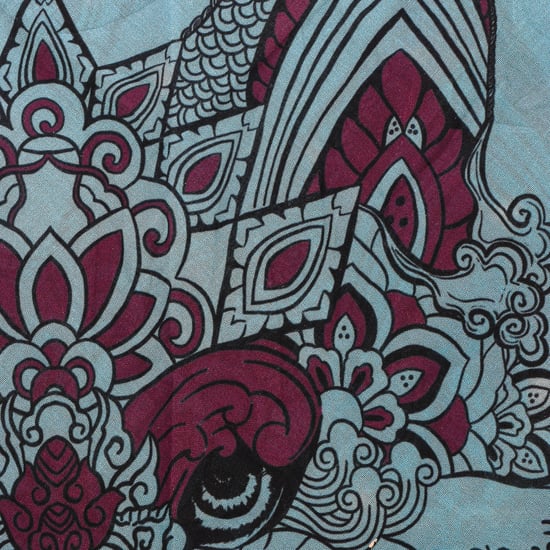 Bandana with printed design made of light and soft fabric 111000 unisex