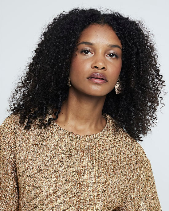 River Island Womens Jacket Gold Boucle Tailored - Image 2