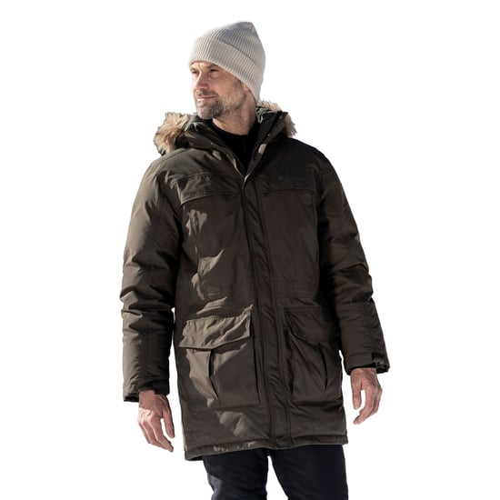 Mountain Warehouse Antarctic Extreme vattentät dunjacka för herrar (mörk kaki) - Image 5