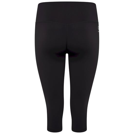 Dare 2B Womens/Ladies Influential Plain Recycled 3/4 Leggings (Black)