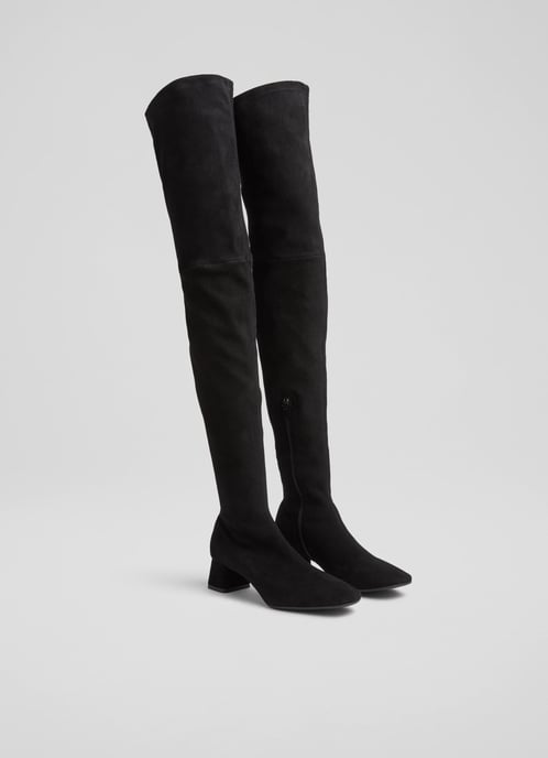 LK Bennett  Daniela Knee Boots, Black
