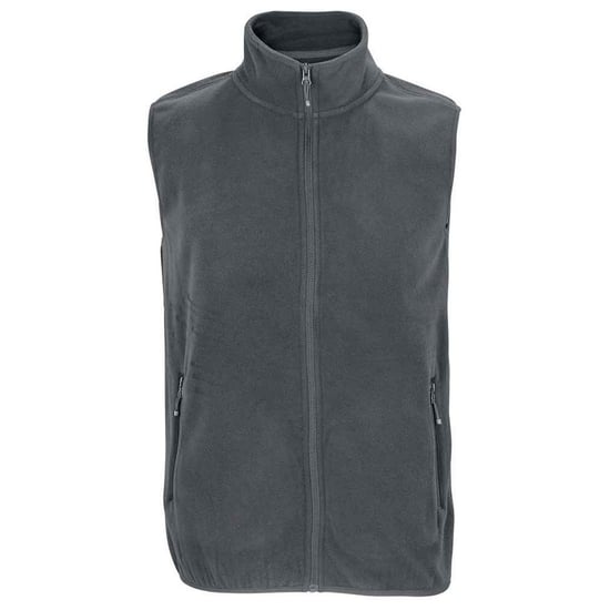 SOLS Uniseks Microfleece gerecyclede bodywarmer voor volwassenen (Houtskool) - Image 1