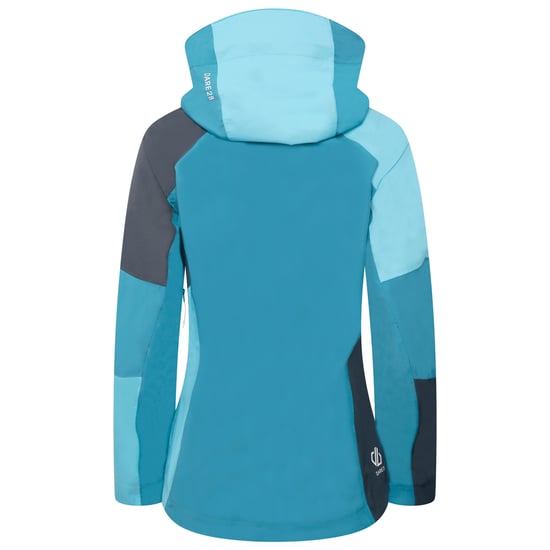 Dare 2B Womens/Ladies Checkpoint III Recycled Waterproof Jacket (Capri Blue/Crystal Seas)