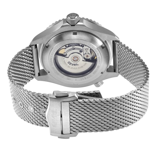Gevril Men's Hudson Yards Swiss Automatic Blue Dial Watch - Image 2