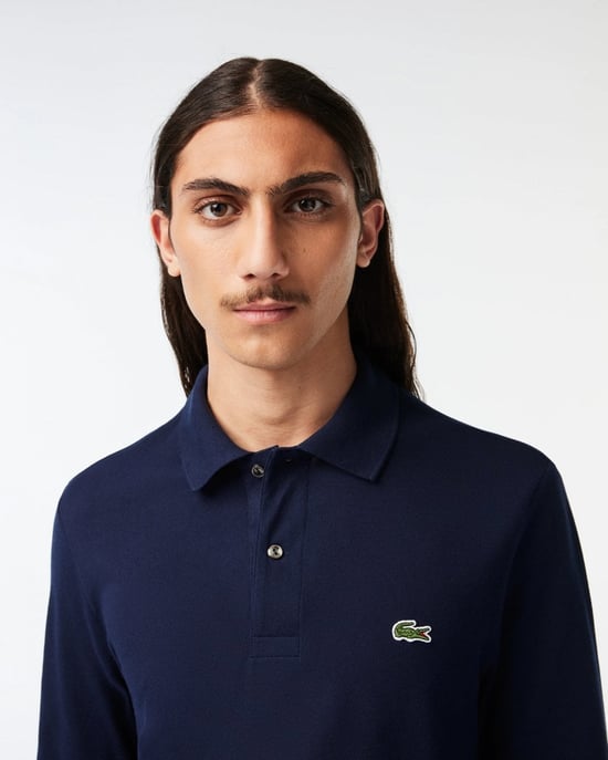Lacoste Original L.12.12 Mens Long Sleeve Cotton Polo Shirt - Image 2