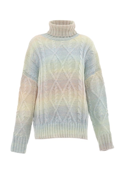 Mymo Trui met coltrui Dames Blauwmunt - Image 1