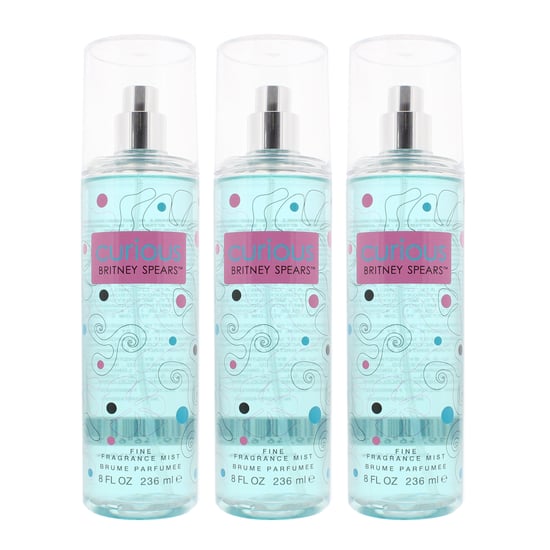 Britney Spears Curious Fine Fragrance Mist 236ml Spray For Her x 3