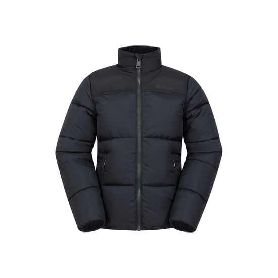 Mountain Warehouse Voltage vattenavvisande vadderad jacka för barn/ungdomar (svart) - Image 1