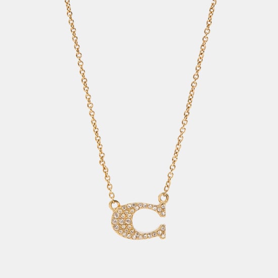 Pave Signature C Necklace - Image 1