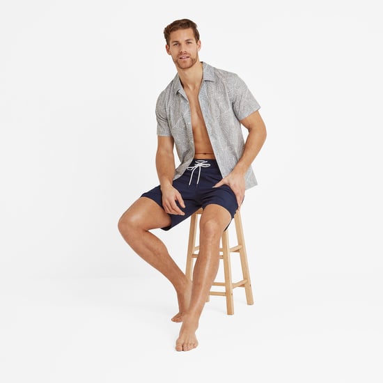 Aslan Mens Shorts Dark Indigo