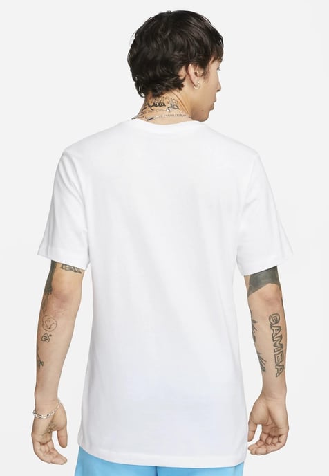 Nike M NSW Club+ BRD PK HBR T-shirt in wit - Image 2