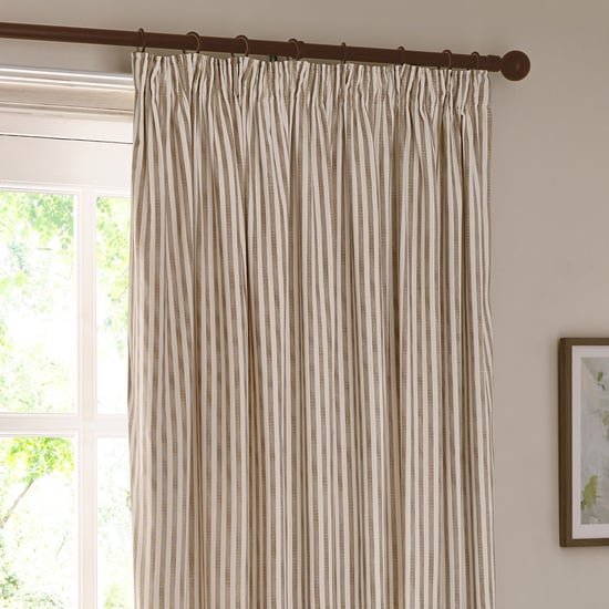 Yard Hebden Striped Cotton Pencil Pleat Curtains - Image 4