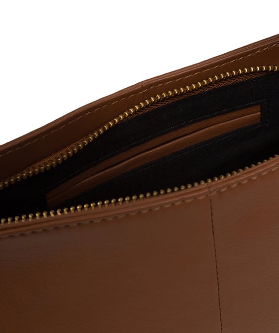 'Lucinda' Tan Leather Grab Bag