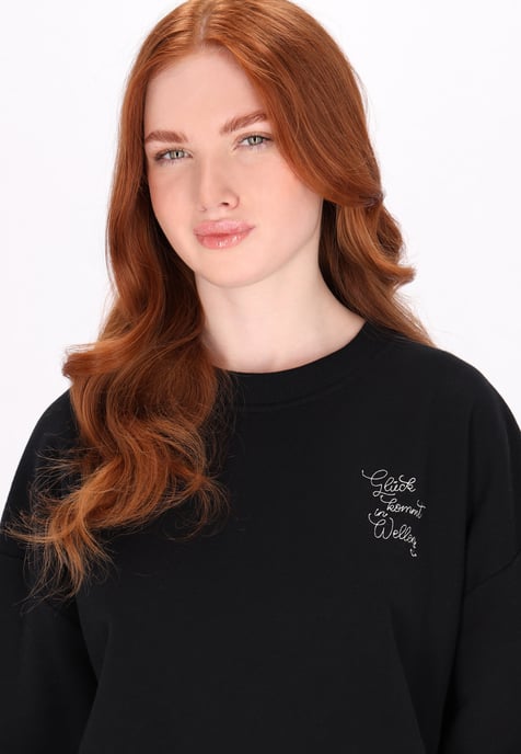 Dreimaster Sweatshirt Dames zwart - Image 5