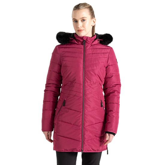Dare 2B Dam Striking IIII Mid Length Vadderad jacka (Hydrangea Rosa) - Image 4