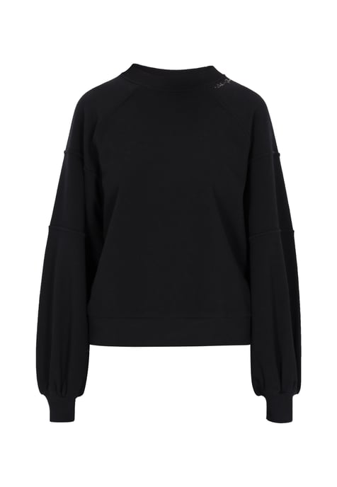 Dreimaster Sweatshirt Dames zwart - Image 1