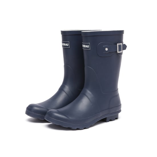 EVER AU Women Penguin Mid-Calf Gumboots - Navy