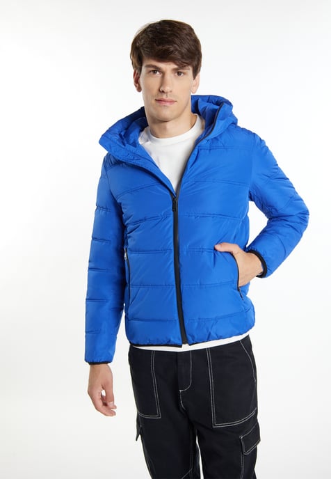 Mo Gewatteerd winterjack Heren blauw - Image 3