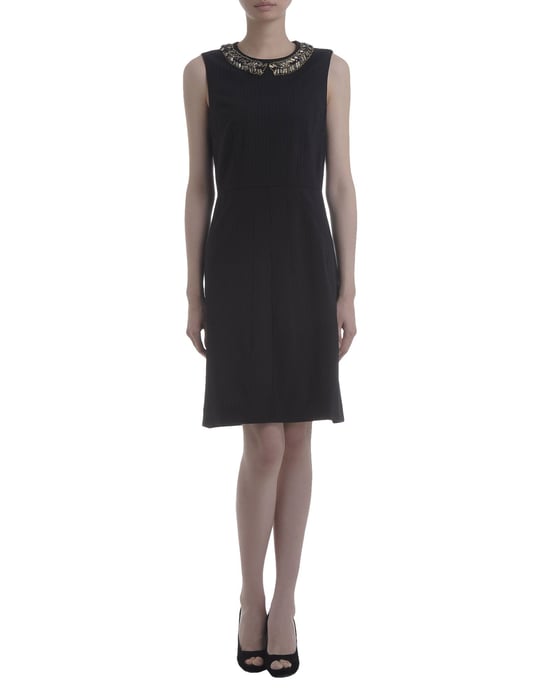 Marni Black Wool Sleeveless Dress