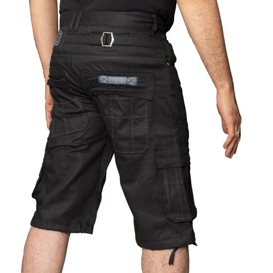 Enzo Heren Cargo Combat Denim Short - Image 5