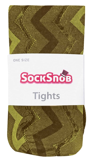 Sock Snob - Färgade 80 denier ogenomskinliga mode-strumpbyxor för damer - Weave - Image 2