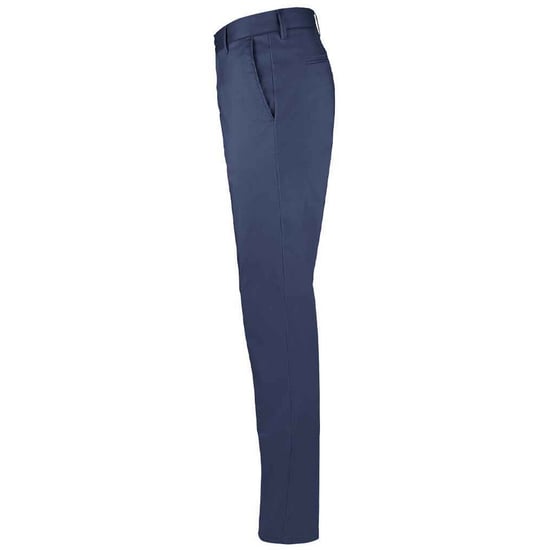 SOLS Mens Jared Stretch Slim Suit Trousers (French Navy) - Image 2