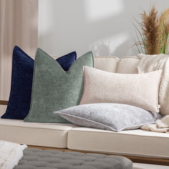 Evans Lichfield Buxton Reversible Square Feather Filled Cushion