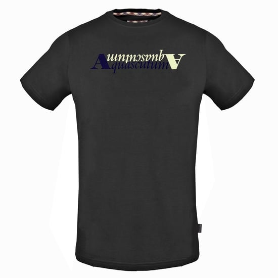 Aquascutum Reflection Logo Black T-Shirt