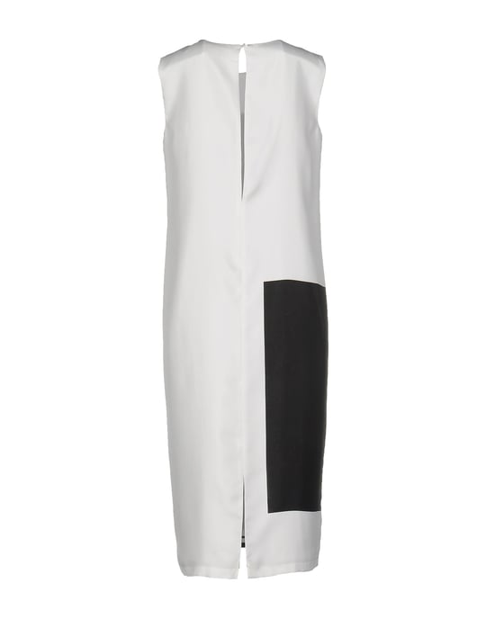 DKNY White Silk Dress