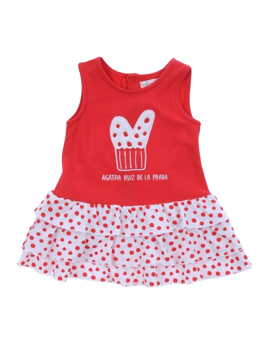 BODYSUITS & SETS Agatha Ruiz De La Prada Red Girl Cotton