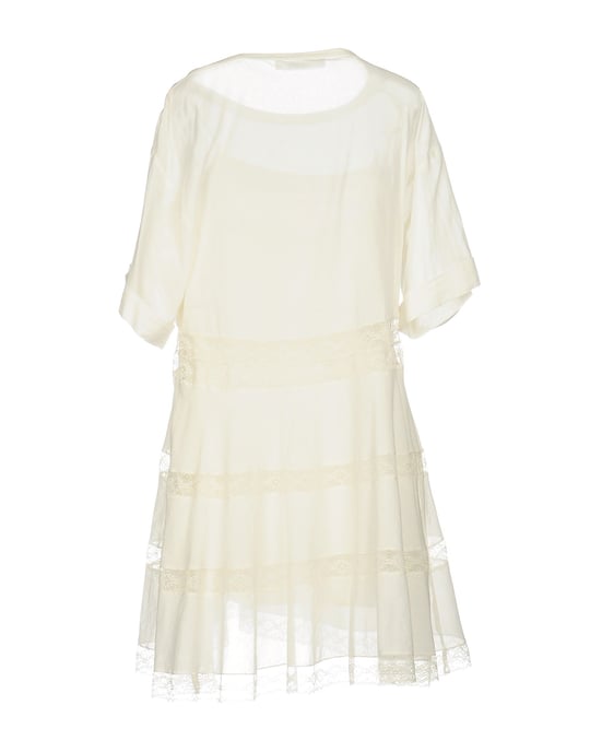 Philosophy Di Lorenzo Serafini Ivory Cotton Lace Dress